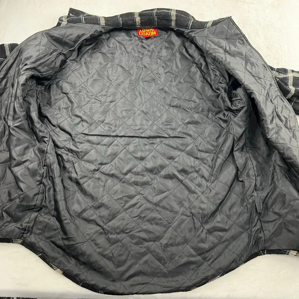 Logic COADM Tour 2019 Plaid Shirt Sz Medium Bobby Boy Wool Blend Flannel Jacket - Picture 8 of 10